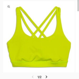 Lululemon Energy Bra Medium Support C/D Cup, EUC, Size 4